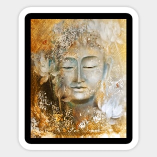 Golden Budha Sticker